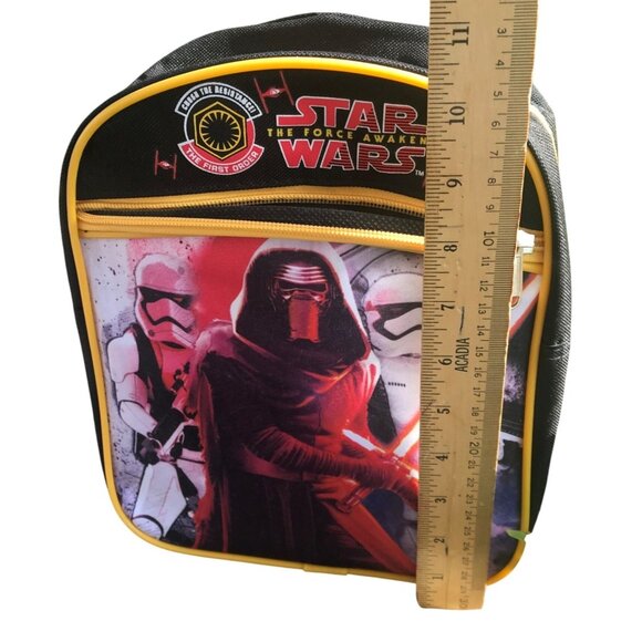 Disney Star Wars The Force Awakens Mini Backpack Adjustable Straps Zip Pockets - Picture 7 of 8